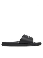 Calvin Klein Jeans Klapki Slide Rubber Neoprene Monologo YM0YM00361 Czarny. Czarne klapki Calvin Klein Jeans, z jeansu. Za 139.99 zł.