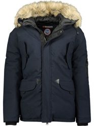 Geographical Norway Kurtka zimowa "Bernar" w kolorze granatowym rozmiar: 3XL. Niebieskie kurtki Geographical Norway, na zimę, xl, bez wzorów, bez kaptura. Za 259.19 zł.