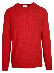 Malo Optimum Sweter w kolorze czerwonym rozmiar: XXL. Czerwone swetry nierozpinane Malo Optimum, xxl, bez wzorów, z kaszmiru, bez kołnierzyka, bez ramiączek. Za 347.99 zł.