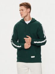 Tommy Hilfiger Bluza UM0UM03011 Zielony Regular Fit. Zielone bluzy Tommy Hilfiger, m, bez wzorów, z bawełny, bez kaptura. Za 429.99 zł.