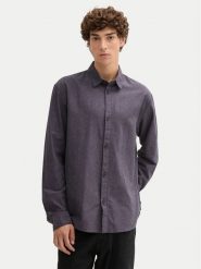 Tom Tailor Denim Koszula 1042551 Fioletowy Relaxed Fit. Fioletowe koszule TOM TAILOR DENIM, l, bez wzorów, z bawełny, bez kołnierzyka, bez ramiączek. Za 79.99 zł.