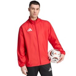 Kurtka męska adidas Entrada 26 Multi. Czerwone kurtki Adidas, l, bez wzorów, bez kaptura. Za 121.99 zł.