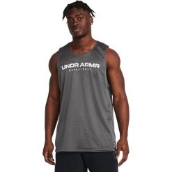 Podkoszulek Under Armour Baseline Reversible Tank, Mężczyźni. Szare podkoszulki Under Armour, m, bez wzorów, z poliesteru, bez ramiączek. Za 290.00 zł.