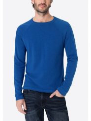 Timezone Sweter w kolorze niebieskim rozmiar: XL. Niebieskie swetry nierozpinane Timezone, xl, bez wzorów, bez kołnierzyka, bez ramiączek. Za 131.12 zł.