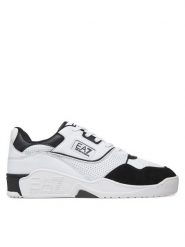 EA7 Emporio Armani Sneakersy X8X187 XK402 C695 Biały. Białe buty sportowe casual EA7 Emporio Armani, bez wzorów, ze skóry, bez zapięcia. Za 739.99 zł.