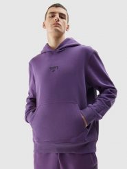 4F Bluza w kolorze fioletowym rozmiar: S. Różowe bluzy 4F, s, bez wzorów, z kapturem. Za 104.39 zł.