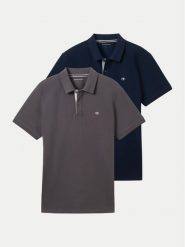 Tom Tailor Komplet 2 koszulek polo 1044879 Kolorowy Regular Fit. Koszulki polo Tom Tailor, m, bez wzorów, z bawełny, bez kołnierzyka, bez ramiączek. Za 129.99 zł.