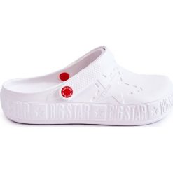 Męskie Lekkie Klapki Big Star II175003 Białe. Białe klapki z tworzywa sztucznego. Za 131.88 zł.