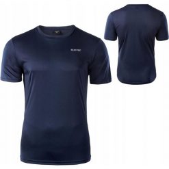 Koszulka szybkoschnąca dla mężczyzn Sibic. Niebieskie t-shirty sportowe Hi-tec, bez wzorów, bez ramiączek, do piłki nożnej. Za 68.10 zł.