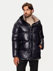 Hetregó Kurtka puchowa Justin 8N562 Granatowy Regular Fit. Niebieskie kurtki Hetregó, m, bez wzorów, z puchu, bez kaptura. Za 1,599.00 zł.