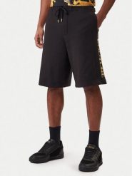 Versace Jeans Couture Szorty sportowe 80GADT00 CF01T Czarny Regular Fit. Czarne krótkie spodenki sportowe Versace Jeans Couture, m, bez wzorów, z bawełny. Za 789.99 zł.