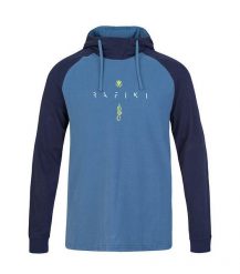 Bluza z kapturem Rafiki Traverse. Niebieskie bluzy z kapturem RAFIKI, m, bez wzorów, z bawełny, z kapturem. Za 336.15 zł.