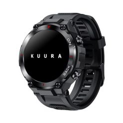 Kuura Inteligentny Zegarek Sportowy S5 GPS V3, Czarny. Czarne zegarki KUURA. Za 559.00 zł.