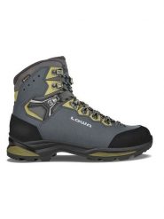LOWA Skórzane buty trekkingowe "Camino EVO GTX" w kolorze oliwkowo-niebieskim rozmiar: 44. Brązowe buty trekkingowe Lowa, bez wzorów, z gore-texu, bez zapięcia. Za 1,035.99 zł.
