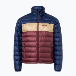 Kurtka puchowa męska Marmot Ares. Brązowe kurtki Marmot, m, bez wzorów, z puchu, bez kaptura. Za 479.99 zł.