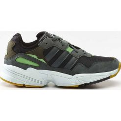 Sneakersy męskie skórzane Adidas Yung 96 F35018 - zielony. Zielone buty sportowe casual Adidas, bez wzorów, bez zapięcia. Za 399.99 zł.