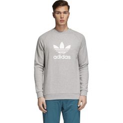 Adidas Bluza męska Originals Trefoil Crew szara r. M (CY4573). Bluzy bez kaptura marki Adidas. Za 202.00 zł.