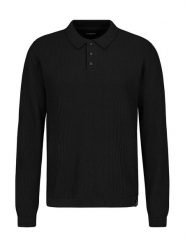 Eight2Nine Koszulka polo w kolorze czarnym rozmiar: M. Czarne koszulki polo Eight2Nine, m, bez wzorów, ze splotem, bez kołnierzyka, bez ramiączek. Za 135.95 zł.