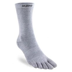 Skarpetki Injinji Liner Crew. Szare skarpety Injinji, bez wzorów, z materiału. Za 122.50 zł.