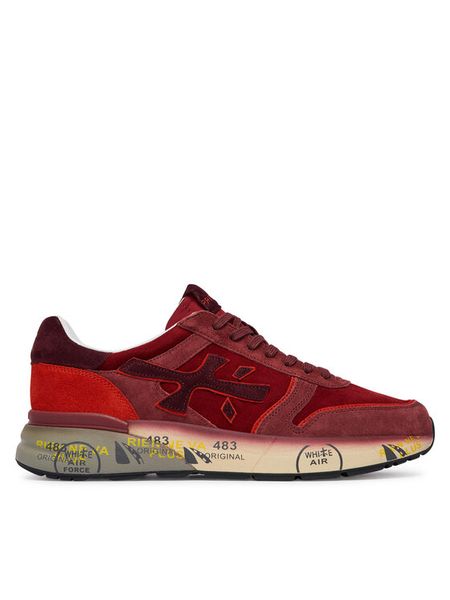 Premiata Sneakersy MICK VAR 7862 Czerwony. Czerwone buty sportowe casual Premiata, bez wzorów, ze skóry, bez zapięcia. Za 1,349.00 zł.
