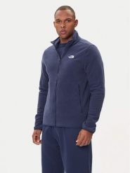 The North Face Polar Glacier NF0A8D0R Granatowy Regular Fit. Niebieskie bluzy z polaru The North Face, m, bez wzorów, z polaru, bez kaptura. Za 299.99 zł.