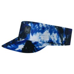 Czapka z daszkiem dla dorosłych Buff Pack Speed Visor. Niebieskie czapki z daszkiem Buff, bez wzorów, z elastanu. W wyprzedaży za 77.94 zł.