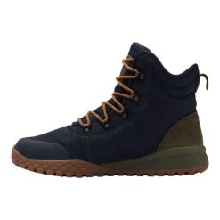 Buty do chodzenia męskie Columbia Fairbanks Omni-heat. Niebieskie buty turystyczne Columbia, na zimę, bez wzorów, z materiału, za kostkę, bez zapięcia, trekkingowe, omni-heat (columbia). Za 639.00 zł.