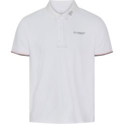 Koszulka polo Catago Nevin. Białe koszulki polo CATAGO, l, bez wzorów, bez kołnierzyka, bez ramiączek, do jazdy konnej. Za 303.50 zł.