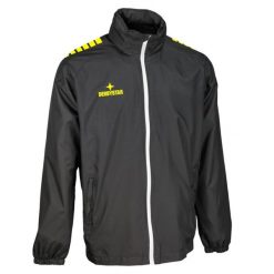 Kurtka męska Derbystar Allwetterjacke Madrid v25. Czarne kurtki DERBYSTAR, m, bez wzorów, z materiału, z kapturem. Za 211.01 zł.