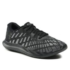 Buty Under Armour Charged Breeze 2 3026135-002 czarne. Czarne odzież kompresyjna bez wzorów, z materiału, do biegania. Za 462.22 zł.