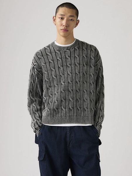 Levi's Sweter w kolorze antracytowym rozmiar: XL. Czarne swetry nierozpinane Levi's®, s, bez wzorów, z bawełny, bez kołnierzyka, bez ramiączek. Za 169.95 zł.