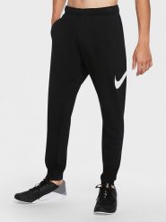Nike Spodnie dresowe w kolorze czarnym rozmiar: S. Czarne spodnie treningowe długie Nike, s, bez wzorów, z dresówki. Za 145.26 zł.