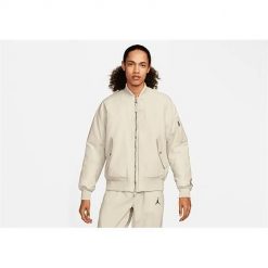 Kurtka uniwersalna męska Nike Air Jordan Essential Statement. Białe kurtki do biegania Nike, m, bez wzorów, z bawełny, bez kaptura, do biegania. Za 1,271.00 zł.