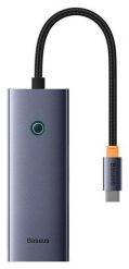 Baseus UltraJoy 5-Port 5w1 (1xHDMI4K@30Hz + 4xUSB 3.0) Szary. Stacje dokujące Baseus. W wyprzedaży za 69.00 zł.