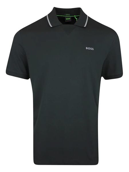 Hugo Boss Fashion Koszulka polo w kolorze czarnym rozmiar: L. Czarne koszulki polo Hugo Boss Fashion, l, bez wzorów, z bawełny, bez kołnierzyka, bez ramiączek. Za 311.45 zł.
