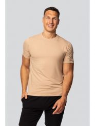 Spaio Koszulka "Urban" w kolorze beżowym rozmiar: S. Brązowe bezrękawniki Spaio, s, bez wzorów, z bawełny, bez kołnierzyka, bez ramiączek. Za 82.99 zł.