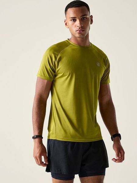Dare 2b Koszulka funkcyjna "Accelerate" w kolorze oliwkowym rozmiar: XXL. Zielone t-shirty sportowe Dare 2B, bez wzorów, z materiału, bez ramiączek, outdoorowe. Za 52.55 zł.