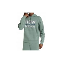Bluza Męska New Balance Ciepła Bawełniana Z Kapturem. Zielone bluzy z kapturem New Balance, m, bez wzorów, z bawełny, z kapturem. Za 269.00 zł.