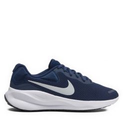 Buty do biegania Nike. Niebieskie buty do biegania Nike, bez wzorów, bez zapięcia, do biegania, nike revolution. Za 249.99 zł.
