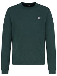 Sublevel Sweter w kolorze morskim rozmiar: XXL. Niebieskie swetry nierozpinane Sublevel, xxl, z aplikacjami, ze skóry, bez kołnierzyka, bez ramiączek. Za 114.17 zł.