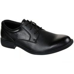 Półbuty Męskie Skechers Dreston Rasmiss Czarne 44. Czarne eleganckie półbuty Skechers, bez wzorów, bez obcasa, bez zapięcia. Za 338.99 zł.