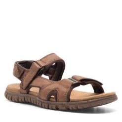 Sandały Lasocki. Brązowe sandały Lasocki, bez zapięcia. Za 179.99 zł.