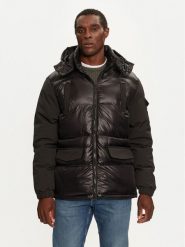 Brave Soul Kurtka zimowa MJK-BUXTON Czarny Regular Fit. Czarne kurtki Brave Soul, na zimę, m, bez wzorów, z syntetyku, bez kaptura. Za 199.99 zł.