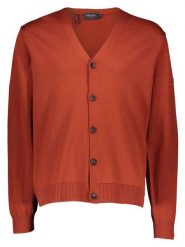 Maerz Muenchen Wełniany kardigan w kolorze czerwonobrązowym rozmiar: 58. Brązowe swetry rozpinane Maerz Muenchen, bez wzorów, z wełny, bez kołnierzyka, bez ramiączek. Za 347.99 zł.