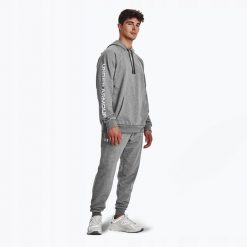 Dres Męski Under Armour Komplet Bluza+Spodnie Rival Fleece Suit. Szare komplety dresowe Under Armour, m, bez wzorów, z dresówki, bez ramiączek. Za 450.00 zł.