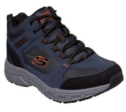 Buty męskie Skechers Trekkings Ironhide. Brązowe buty turystyczne Skechers, na zimę, bez wzorów, z materiału, bez zapięcia, trekkingowe. Za 590.00 zł.