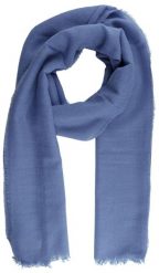 Przejściowy Szalik z Dziewiczą Wełną (Virgin Wool) - Fraas - Niebieski. Niebieskie szaliki V. Fraas, bez wzorów, z materiału. Za 85.00 zł.