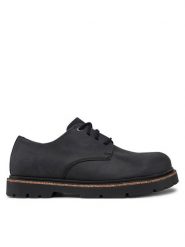 Birkenstock Półbuty Highwood Low 1028173 Czarny. Czarne eleganckie półbuty Birkenstock, bez wzorów, ze skóry, bez obcasa, bez zapięcia. Za 589.99 zł.