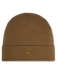 Lacoste Czapka RB5983 Brązowy jasny. Brązowe czapki zimowe LACOSTE, bez wzorów, z wełny. Za 284.99 zł.