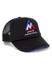Peak Mountain Czapka w kolorze czarnym rozmiar: onesize. Czarne czapki z daszkiem Peak Mountain, bez wzorów, z materiału. Za 61.46 zł.